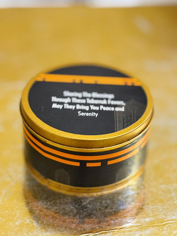 Tin Box (Black) Umrah/Hajj Tabarruk Packaging - Tin Box 250g