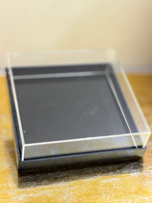 Black and Transparent Acrylic Bag only 1 Kg - Wedding - Hajj / Umrah Tabarruk Packaging