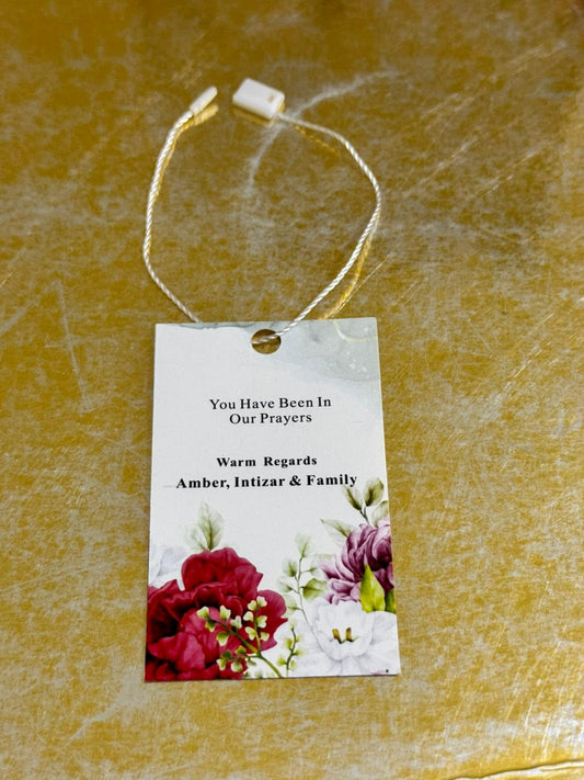 Customize Tags - For Umrah/Hajj Tabarruk Bags