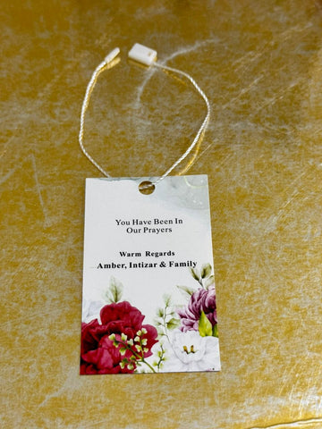 Customize Tags - For Umrah/Hajj Tabarruk Bags