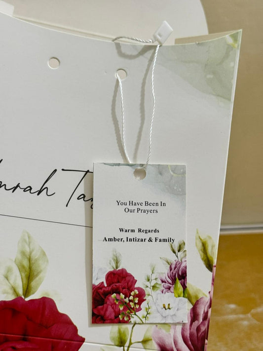 Customize Tags - For Umrah/Hajj Tabarruk Bags