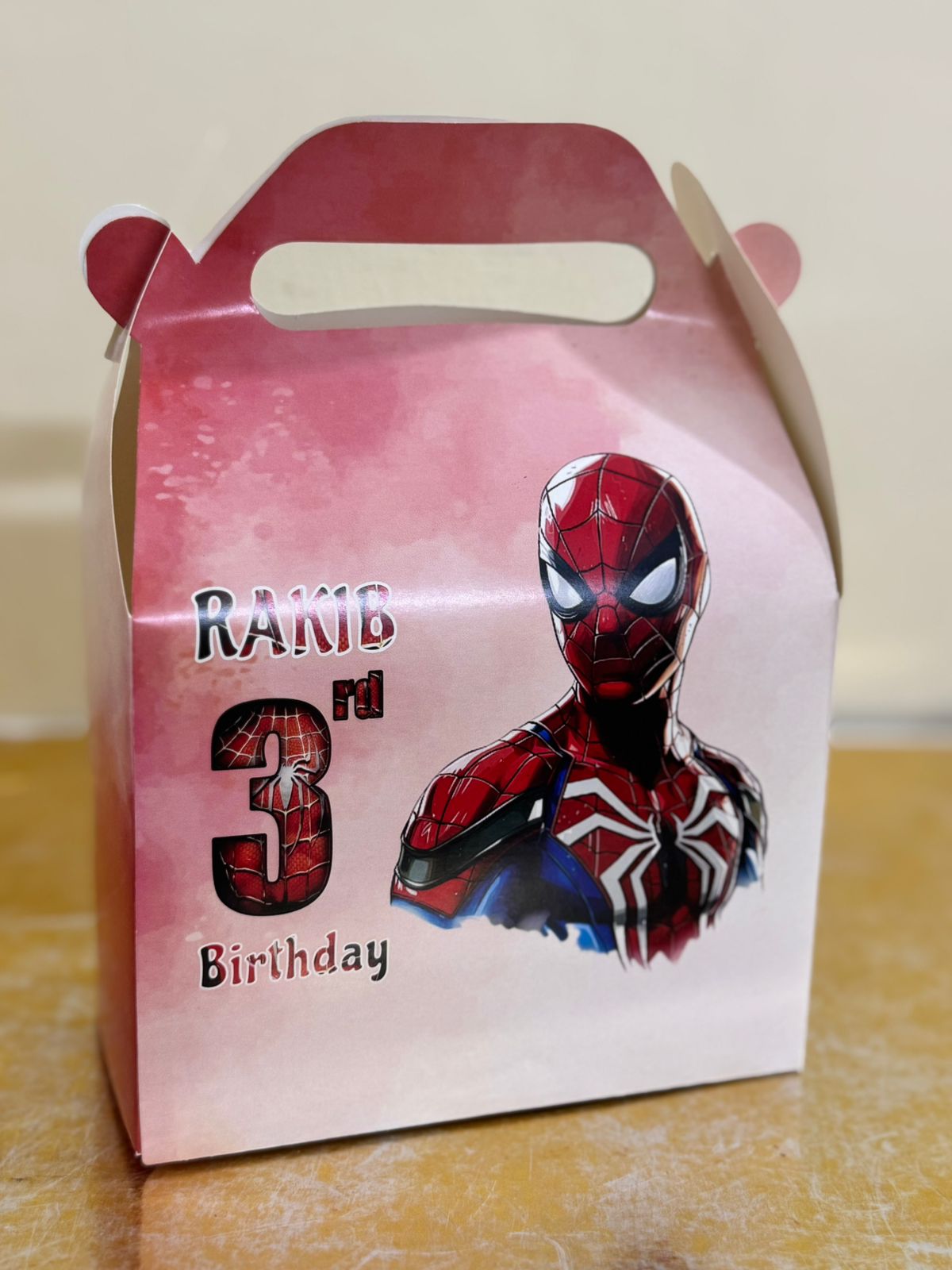 Goodie Bag for Birthday (Spiderman theme)