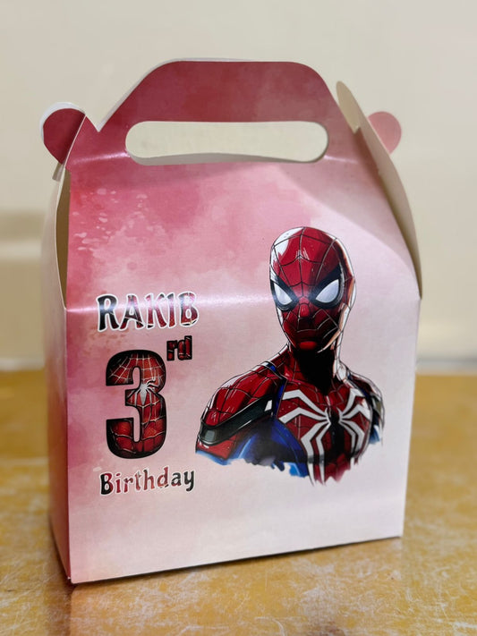 Goodie Bag for Birthday (Spiderman theme)