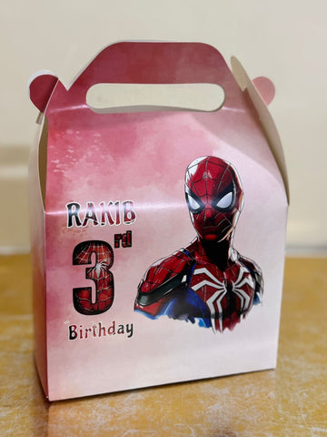 Goodie Bag for Birthday (Spiderman theme)