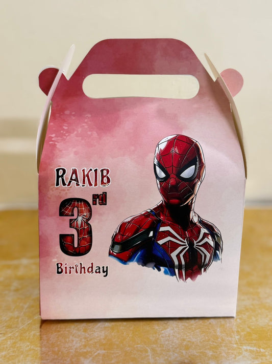 Goodie Bag for Birthday (Spiderman theme)