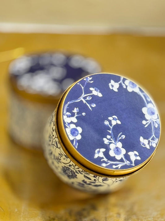 Tin Box Blue Design -Umrah/Hajj Tabarruk (125g)