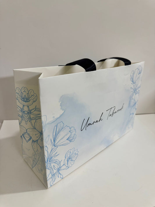 Large Bag (Blue) Umrah / Hajj Tabarruk Packaging