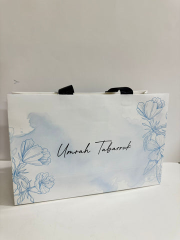 Large Bag (Blue) Umrah / Hajj Tabarruk Packaging