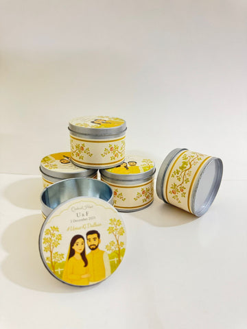 Silver Tin Bid Box / Tin Box (125g)