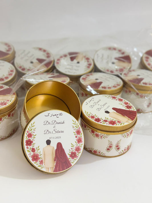 Bid Box / Tin Box (3x3x2 inches)