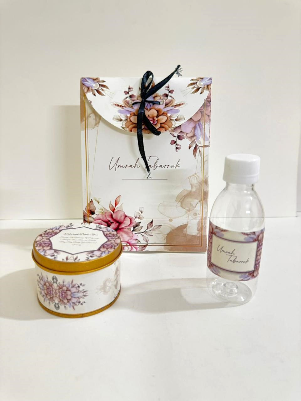 Small Set Purple Floral - Umrah / Hajj Tabarruk Packaging