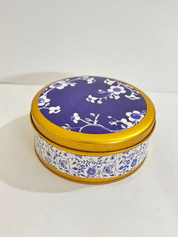 Half KG - Blue Elegant Tin Box - Umrah / Hajj Tabarruk
