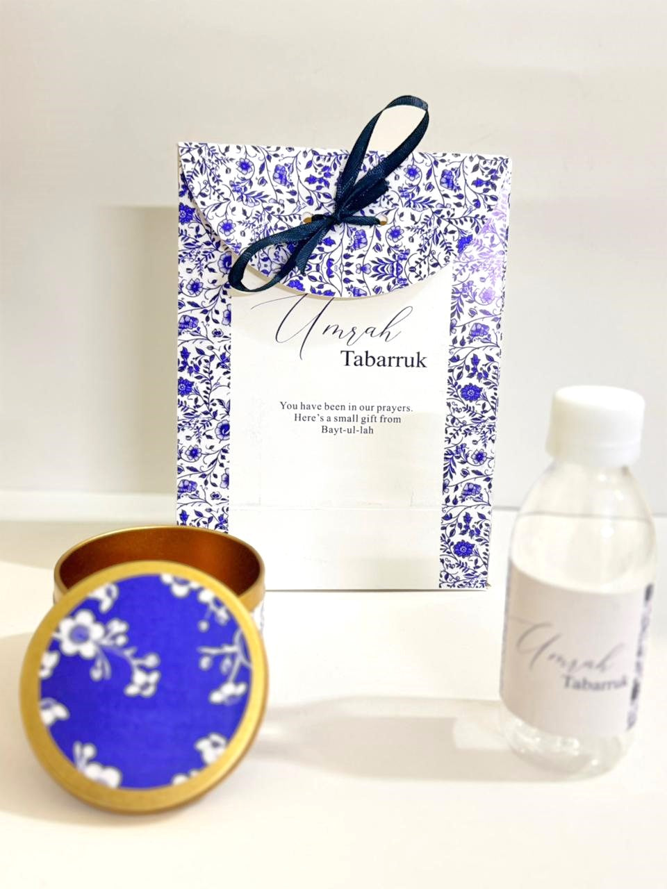 Small Set Blue Elegant - Umrah / Hajj Tabarruk Packaging