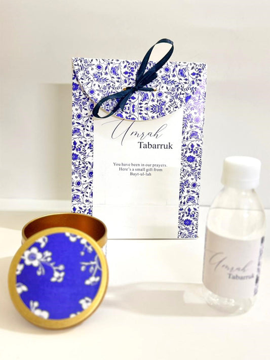 Small Set Blue Elegant - Umrah / Hajj Tabarruk Packaging