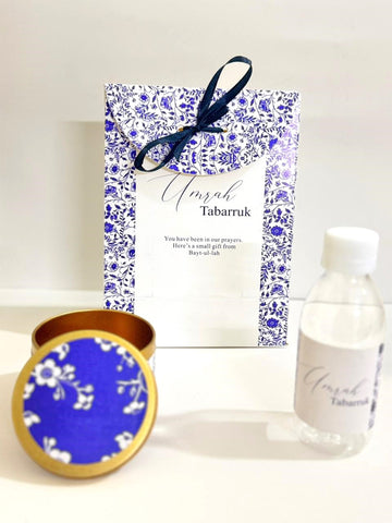 Small Set Blue Elegant - Umrah / Hajj Tabarruk Packaging