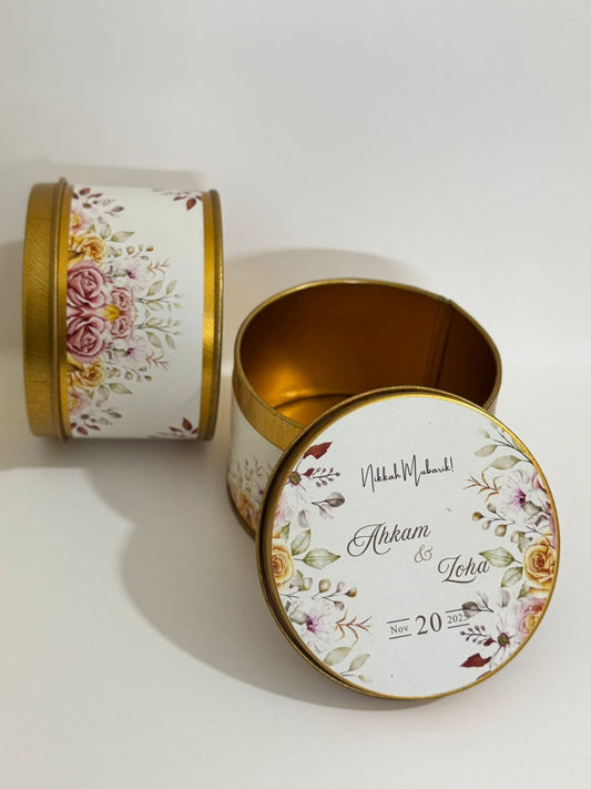 Bid Box / Tin Box (3x3x2 inches)