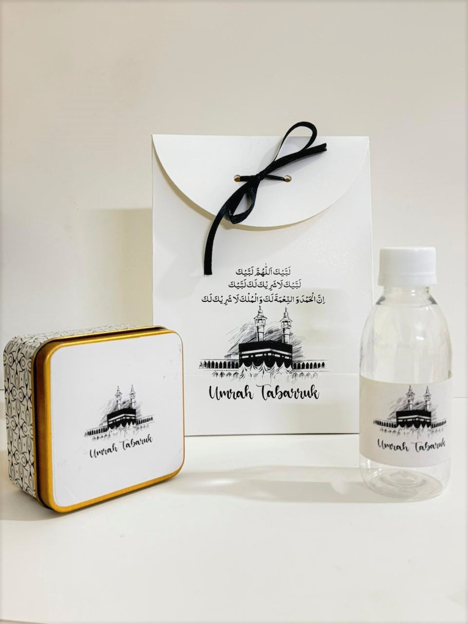 Small Set (with Square Tin) - Umrah / Hajj Tabarruk Packaging