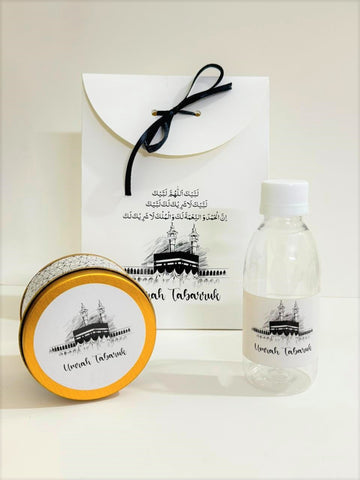 Small Set (B&W)- Umrah / Hajj Tabarruk Packaging