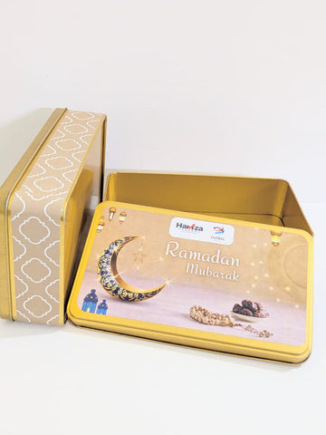 Customized Ramdan Tin Box - Half KG Rectangular