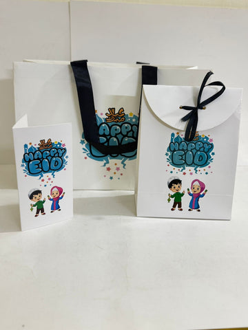 Happy Eid Bags with Eidi Card (Pack of 12)