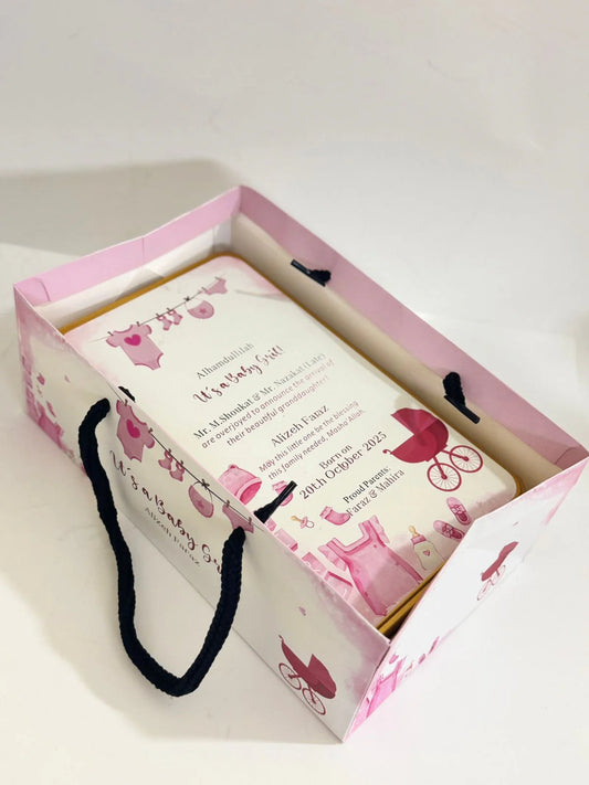 Baby Announcement Half KG Bag & Tin Customize