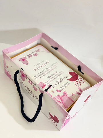 Baby Announcement Half KG Bag & Tin Customize