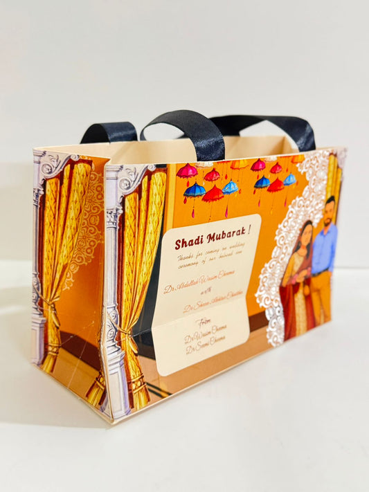 Small Handle Bag For Wedding Gift