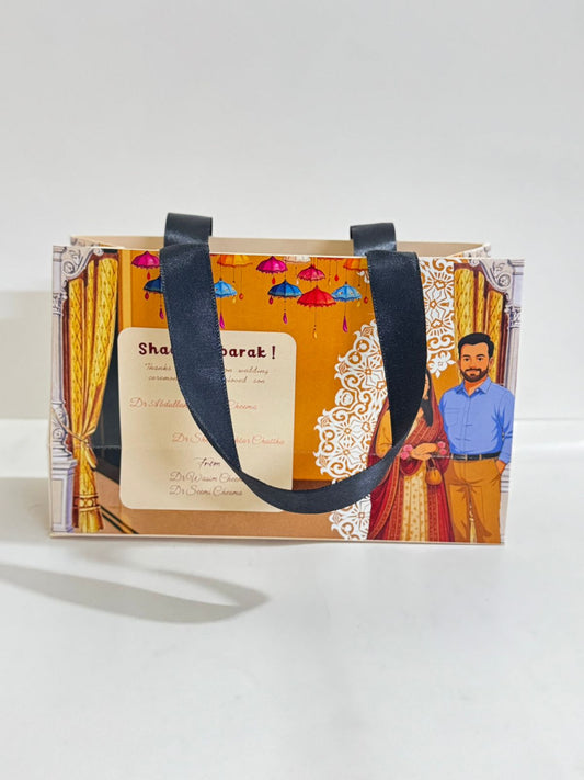Small Handle Bag For Wedding Gift