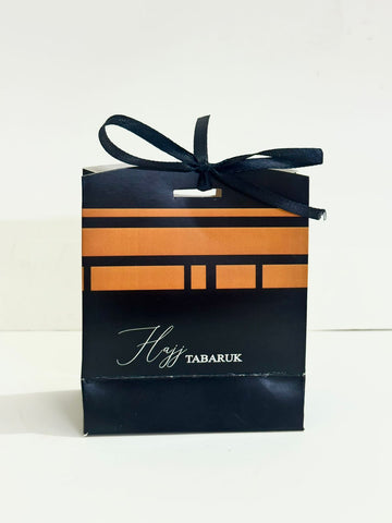 Dates Pouch (Black) - Umrah/Hajj Tabarruk Packaging
