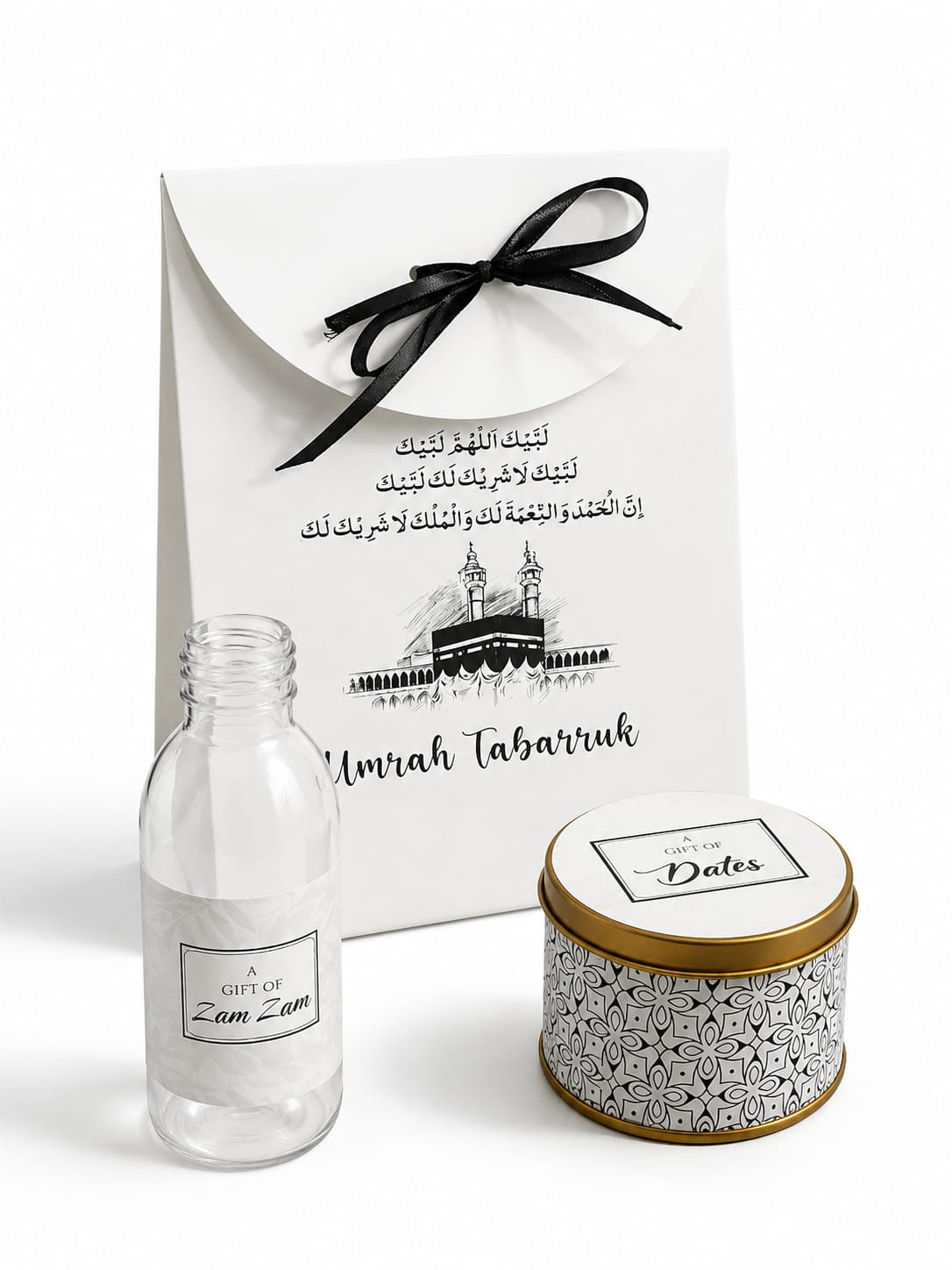 Small Set (B&W)- Umrah / Hajj Tabarruk Packaging