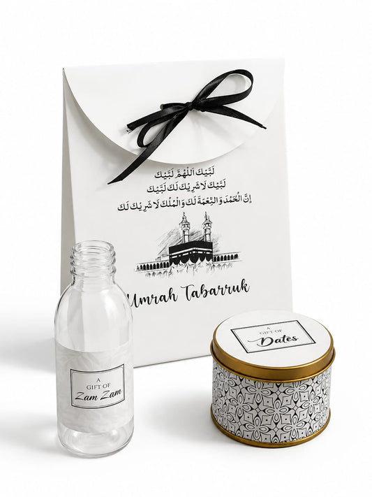 Small Set (B&W)- Umrah / Hajj Tabarruk Packaging