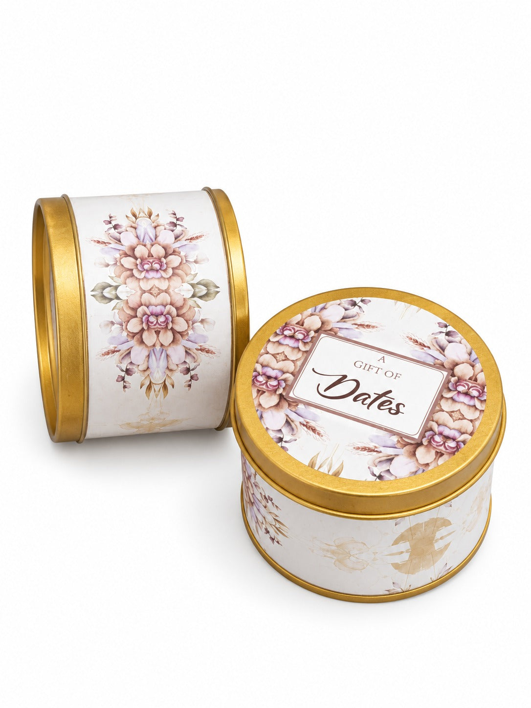 Tin Box Pink Floral - Umrah/Hajj Tabarruk (125g)