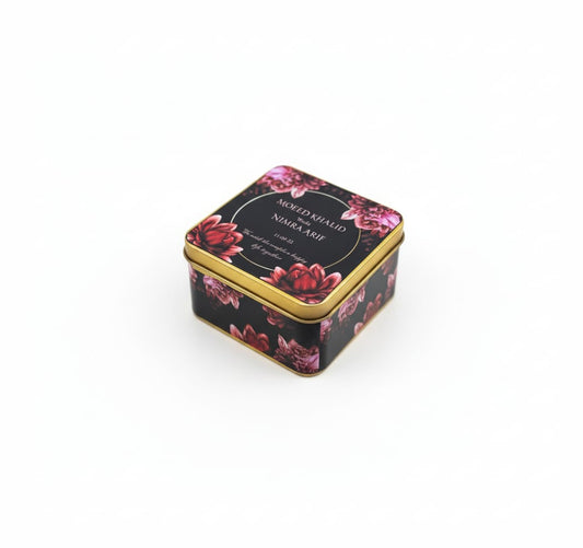 Square Bid Box / Tin Box