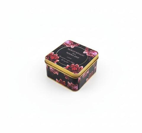 Square Bid Box / Tin Box