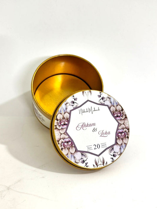 Bid Box / Tin Box (3x3x2 inches)