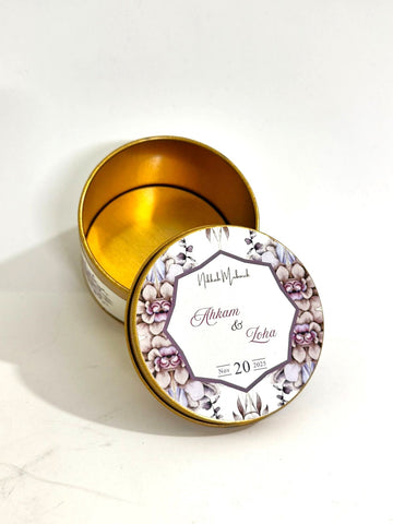 Bid Box / Tin Box (3x3x2 inches)