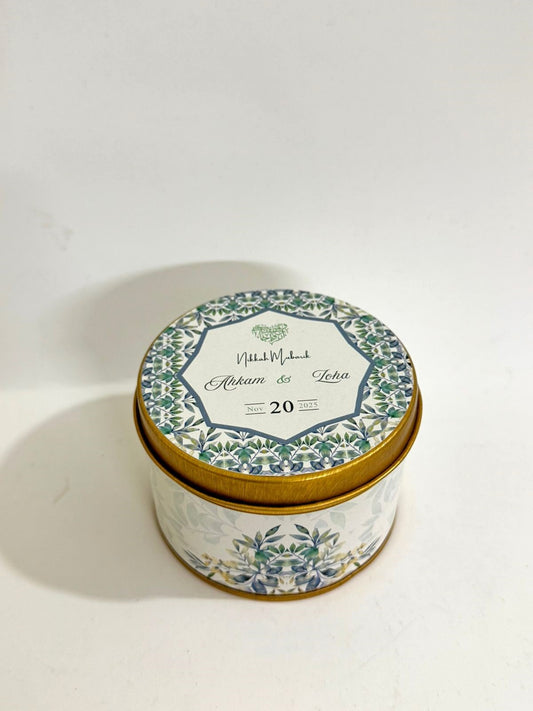 Bid Box / Tin Box (3x3x2 inches)