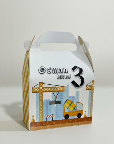 Goodie Bags for Birthday (Builder Theme)