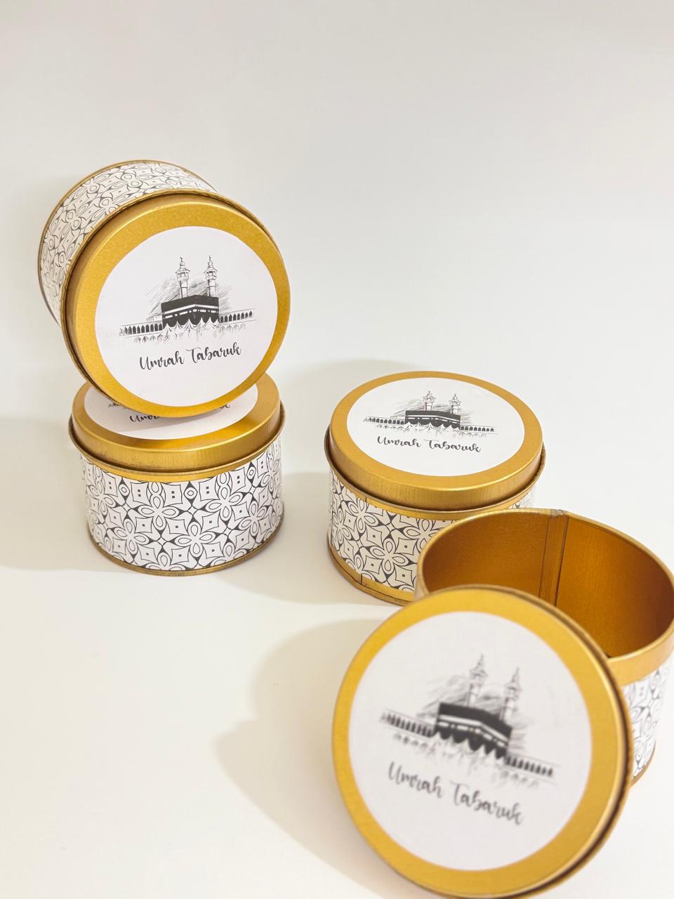 Tin Box-Umrah/Hajj Tabarruk (125g)