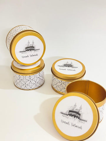 Tin Box-Umrah/Hajj Tabarruk (125g)