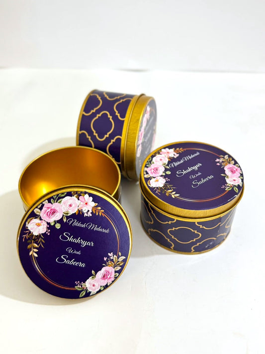 Bid Box / Tin Box (3x3x2 inches)