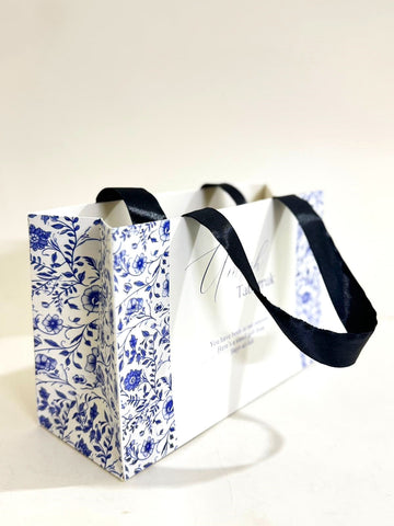 Medium Handle Bag (Blue Elegant) - Umrah / Hajj Tabarruk Packaging