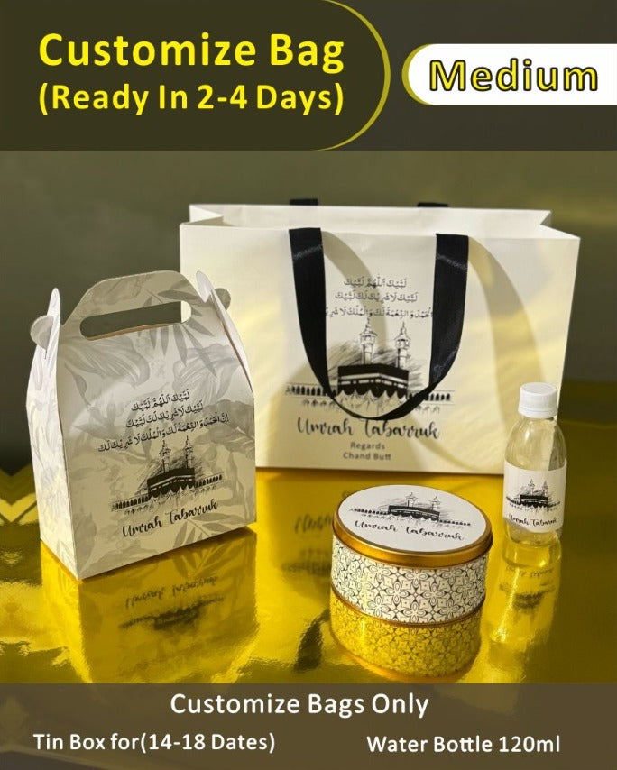 4-in-1 Medium - Umrah / Hajj Tabarruk Packaging
