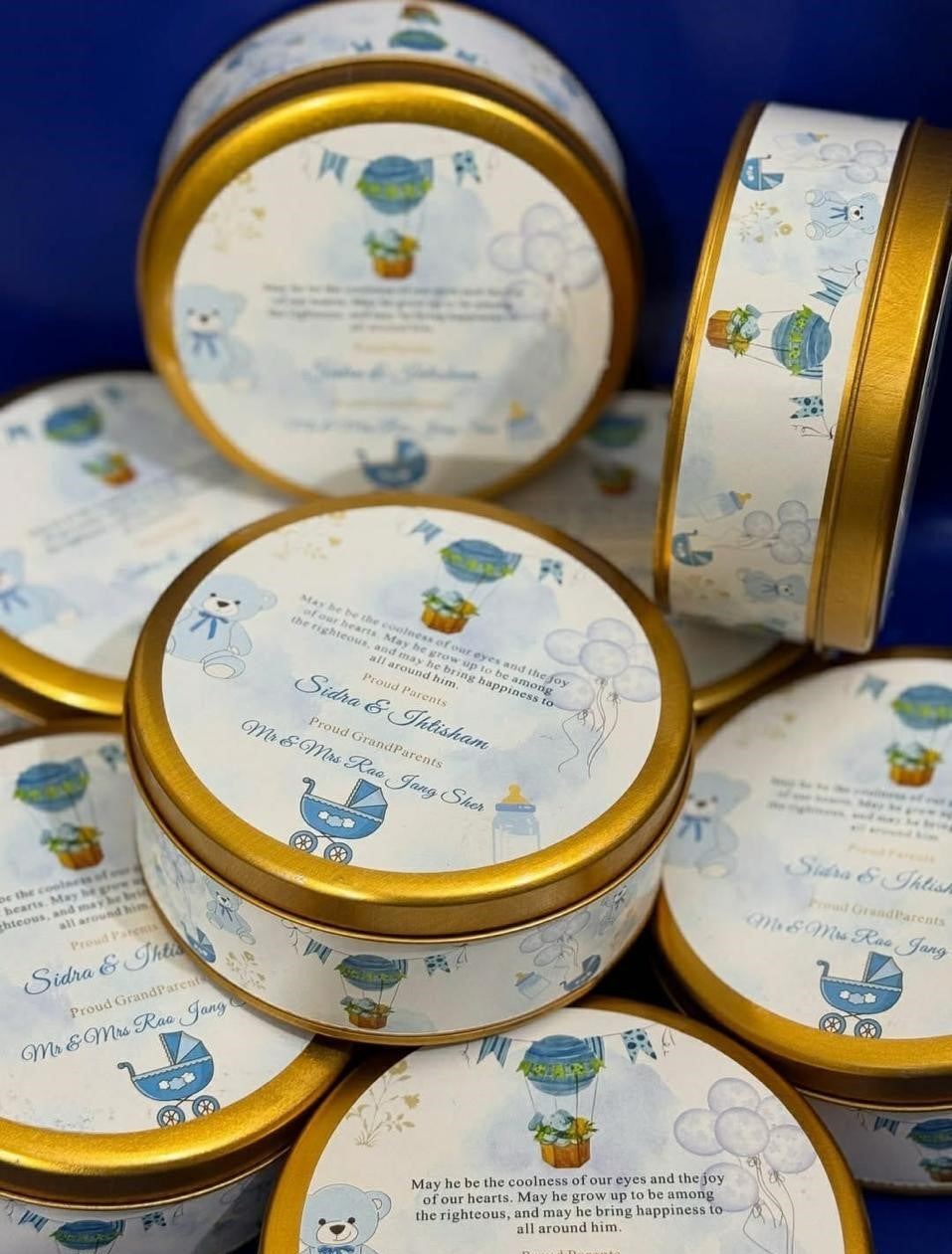 Baby Announcement - Half Kg Tin Box