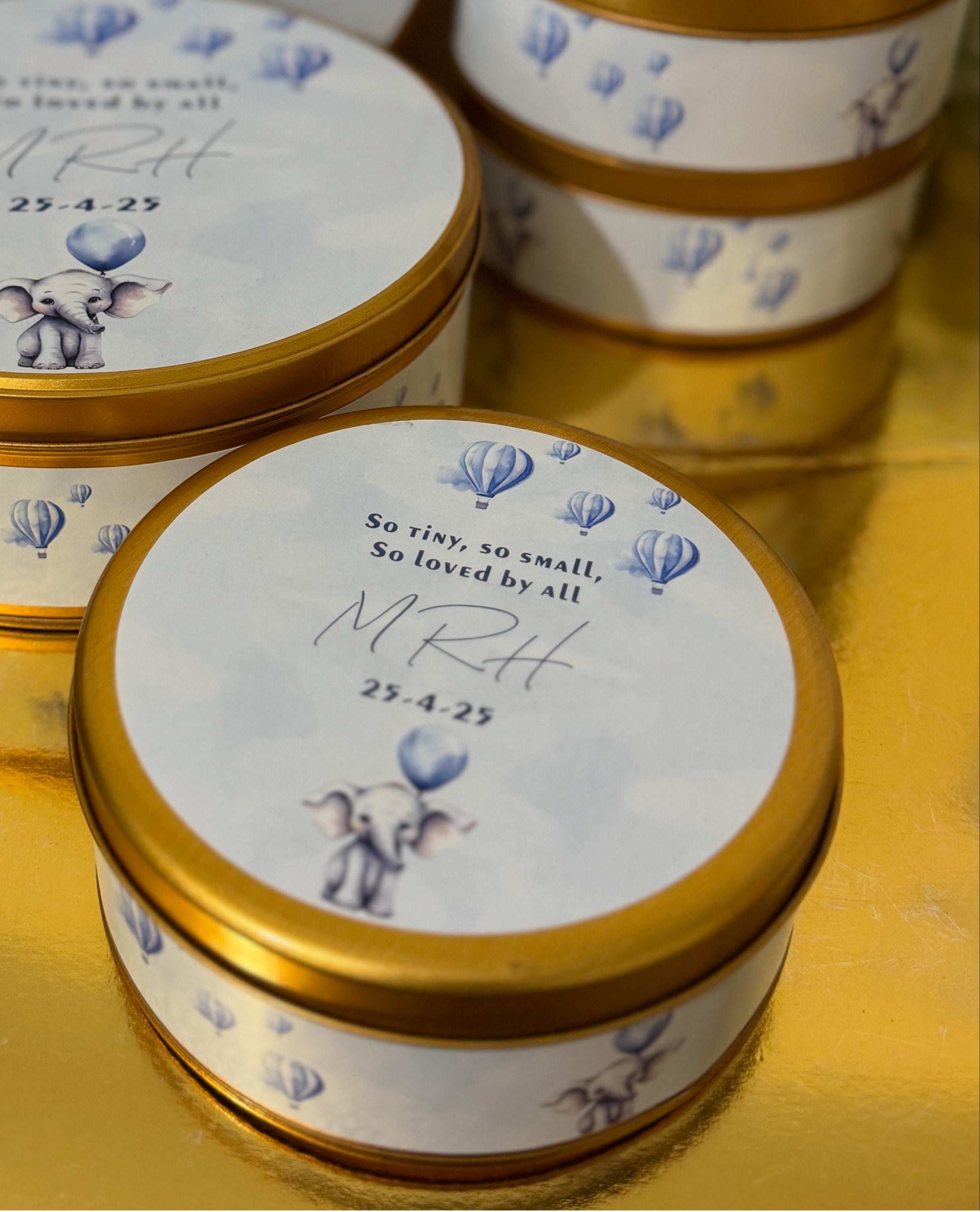 Baby Announcement - Half Kg Tin Box