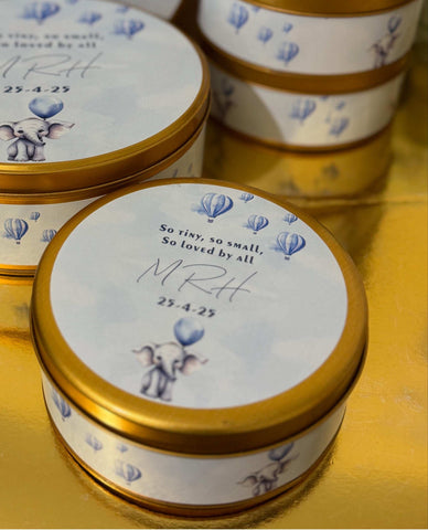 Baby Announcement - Half Kg Tin Box