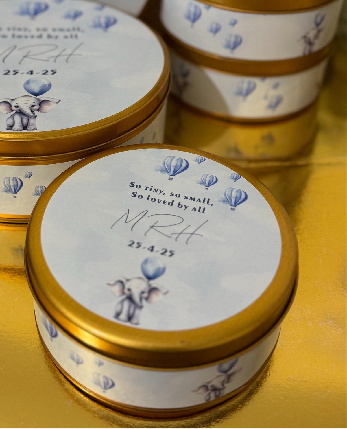 Baby Announcement - Half Kg Tin Box