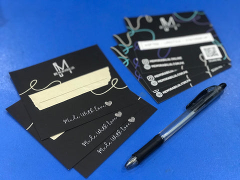 4x3.5 inches Thankyou Cards