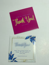 3x3 inch Thankyou Cards