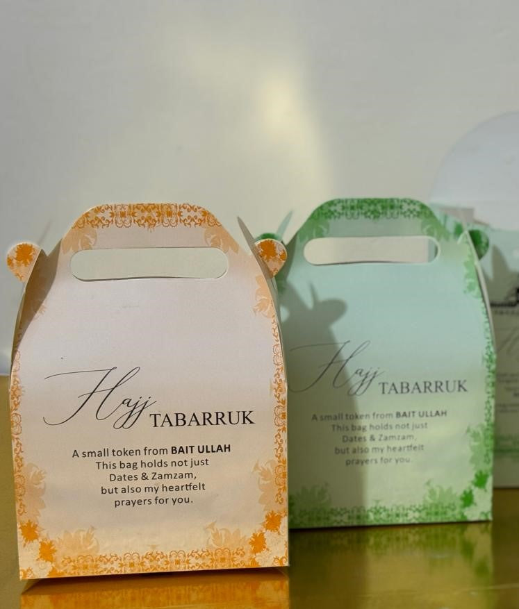 Goodie Bag (Happy meal style) for Umrah/Hajj Tabarruk Packaging